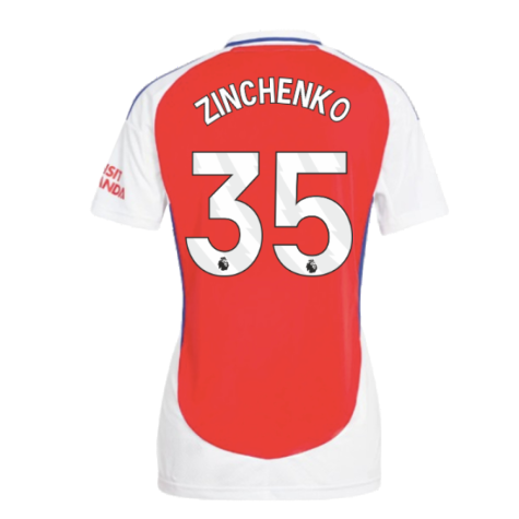 2024-2025 Arsenal Home Shirt (Womens) (Zinchenko 35)