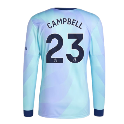 2024-2025 Arsenal Long Sleeve Third Shirt (Campbell 23)