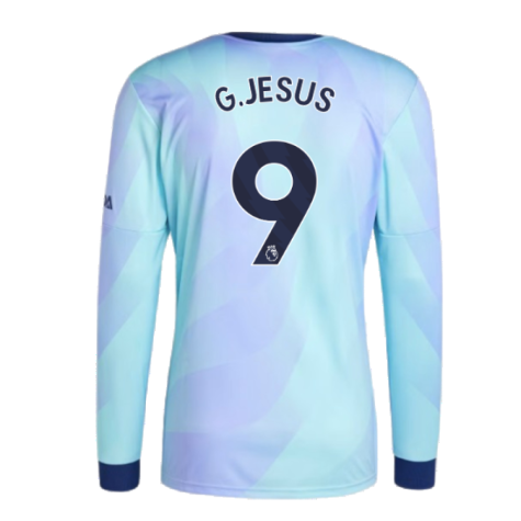 2024-2025 Arsenal Long Sleeve Third Shirt (G.Jesus 9)