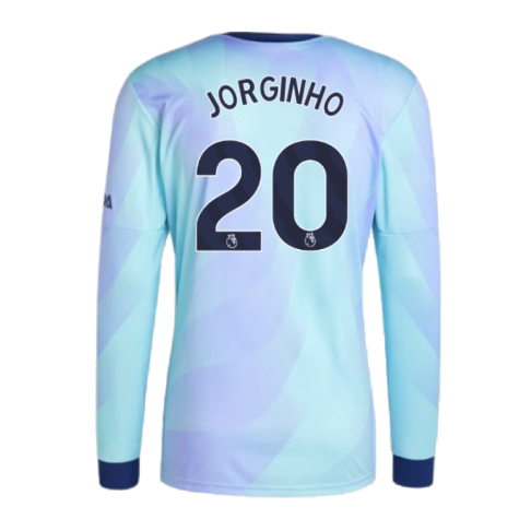 2024-2025 Arsenal Long Sleeve Third Shirt (Jorginho 20)