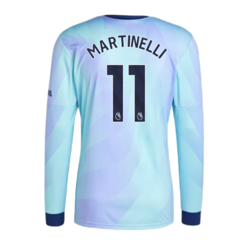 2024-2025 Arsenal Long Sleeve Third Shirt (Martinelli 11)