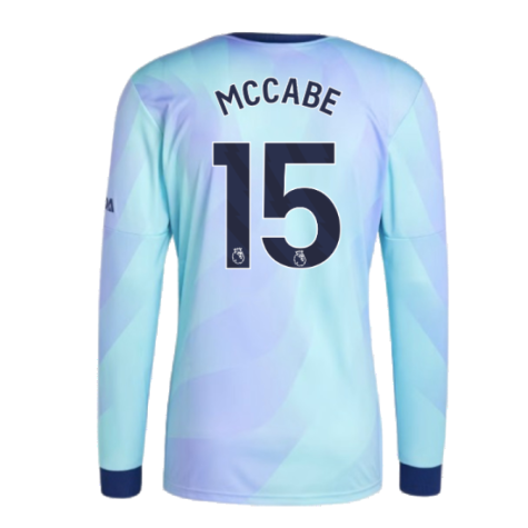 2024-2025 Arsenal Long Sleeve Third Shirt (McCabe 15)