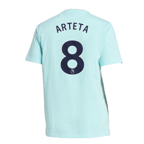 2024-2025 Arsenal Seasonal Tee (Clear Aqua) (Arteta 8)