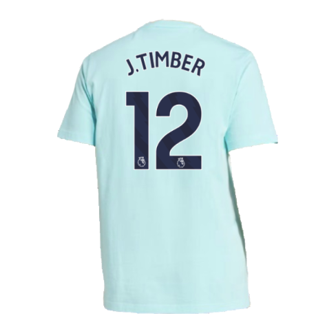 2024-2025 Arsenal Seasonal Tee (Clear Aqua) (J.Timber 12)