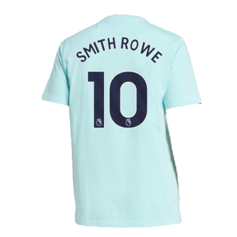 2024-2025 Arsenal Seasonal Tee (Clear Aqua) (Smith Rowe 10)