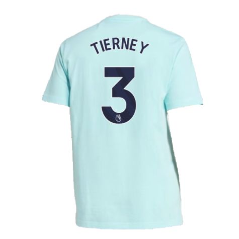 2024-2025 Arsenal Seasonal Tee (Clear Aqua) (Tierney 3)