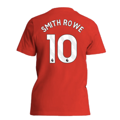 2024-2025 Arsenal Tee (Red) - Kids (Smith Rowe 10)