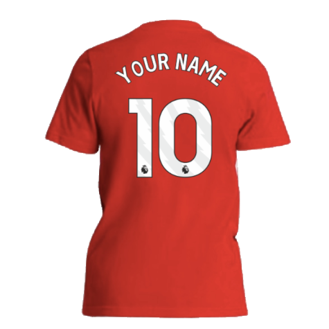 2024-2025 Arsenal Tee (Red) - Kids (Your Name)