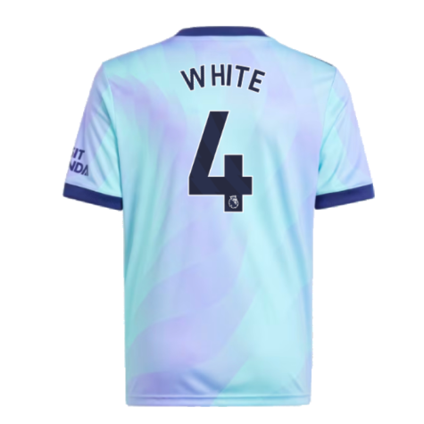 2024-2025 Arsenal Third Shirt (Kids) (White 4)