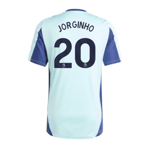 2024-2025 Arsenal Training Jersey (Clear Aqua) (Jorginho 20)