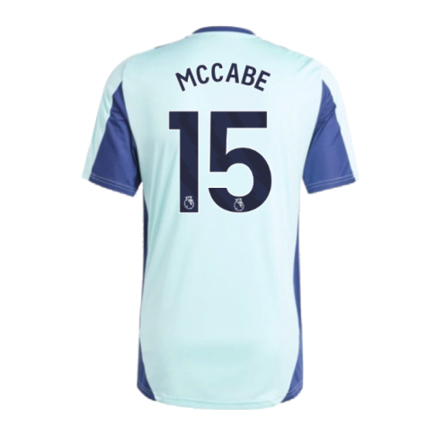 2024-2025 Arsenal Training Jersey (Clear Aqua) (McCabe 15)