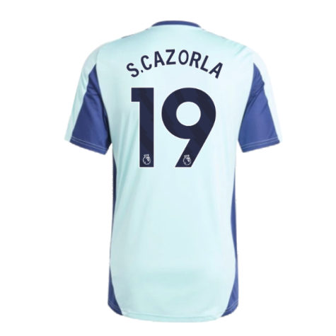 2024-2025 Arsenal Training Jersey (Clear Aqua) (S.Cazorla 19)