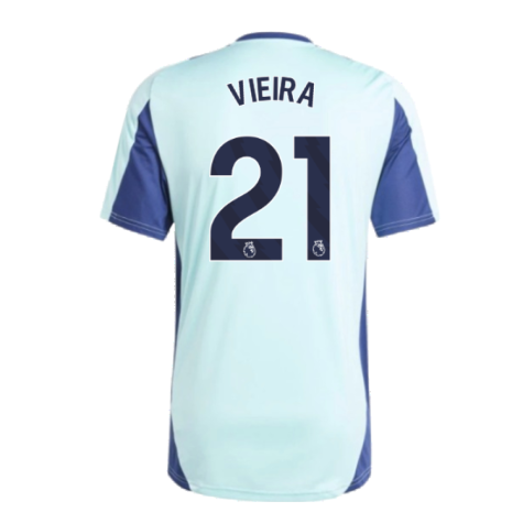 2024-2025 Arsenal Training Jersey (Clear Aqua) (Vieira 21)