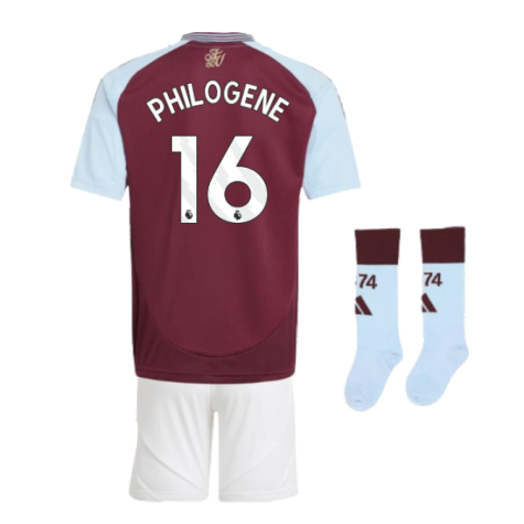 2024-2025 Aston Villa Home Mini Kit (Philogene 16)