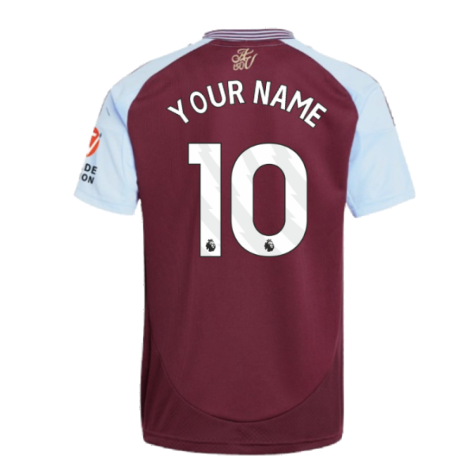 2024-2025 Aston Villa Home Shirt (Your Name)