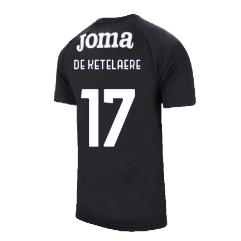 2024-2025 Atalanta Training Shirt (Blue-Black) (De Ketelaere 17)