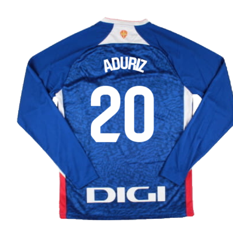 2024-2025 Athletic Bilbao Long Sleeve Away Shirt (Aduriz 20)