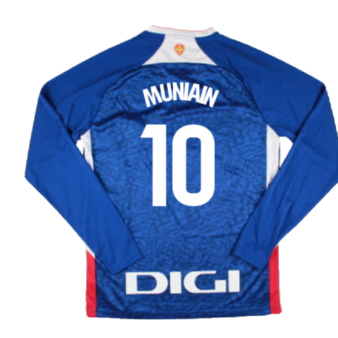 2024-2025 Athletic Bilbao Long Sleeve Away Shirt (Muniain 10)