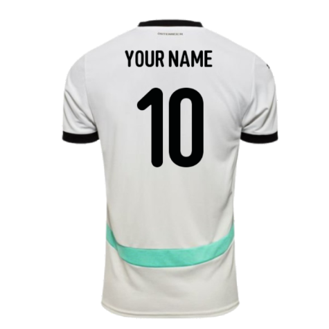 2024-2025 Austria Away Shirt (Your Name)