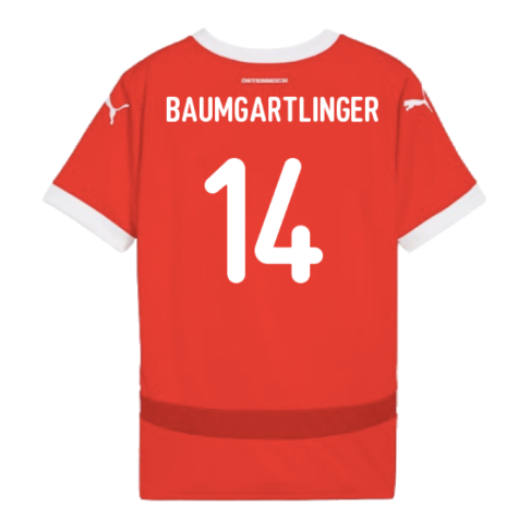 2024-2025 Austria Home Shirt (Kids) (Baumgartlinger 14)