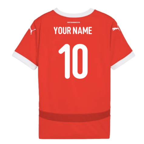 2024-2025 Austria Home Shirt (Kids) (Your Name)