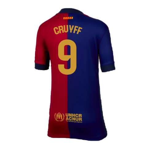 2024-2025 Barcelona Home Shirt (Kids) (Cruyff 9)