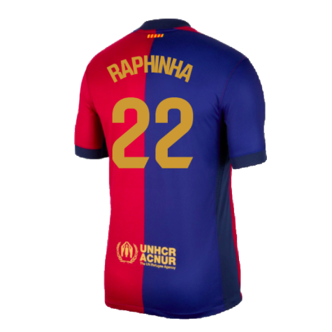 2024-2025 Barcelona Home Shirt (Raphinha 22)