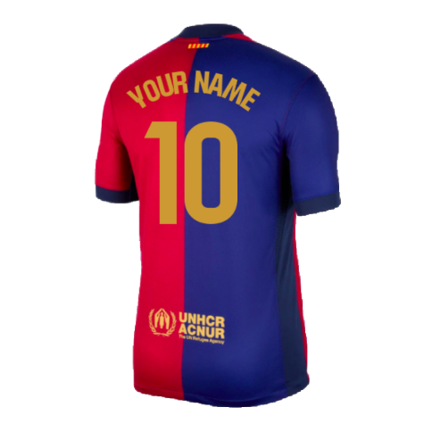 2024-2025 Barcelona Home Shirt (Your Name)