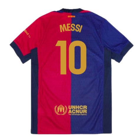 2024-2025 Barcelona Vapor Match Home Shirt (Messi 10)