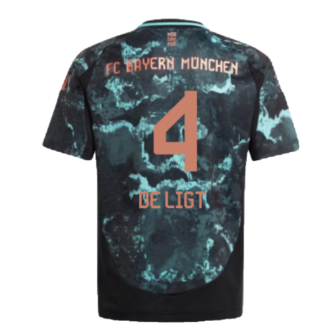 2024-2025 Bayern Munich Away Shirt (Kids) (De Ligt 4)