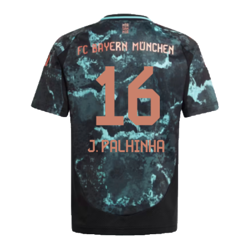 2024-2025 Bayern Munich Away Shirt (Kids) (J. Palhinha 16)