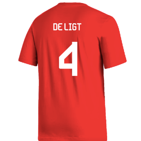 2024-2025 Bayern Munich DNA Tee (Red) (De Ligt 4)