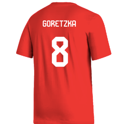 2024-2025 Bayern Munich DNA Tee (Red) (Goretzka 8)