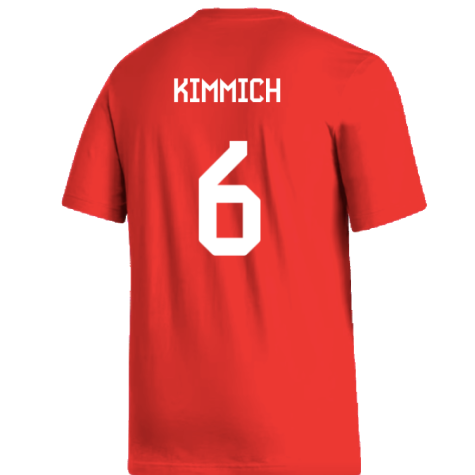 2024-2025 Bayern Munich DNA Tee (Red) (Kimmich 6)