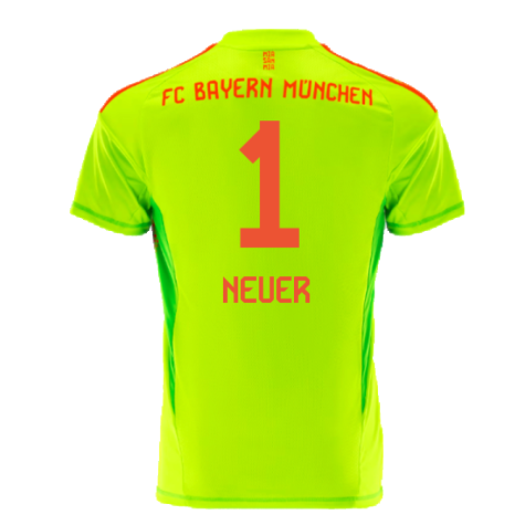 2024-2025 Bayern Munich Home Goalkeeper Shirt (Yellow) - Kids (Neuer 1)