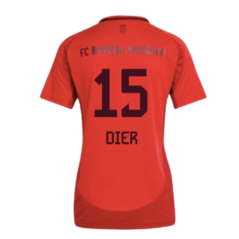 2024-2025 Bayern Munich Home Shirt (Womens) (Dier 15)