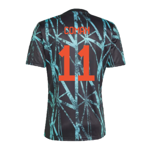 2024-2025 Bayern Munich Pre-Match Shirt (Black) (Coman 11)