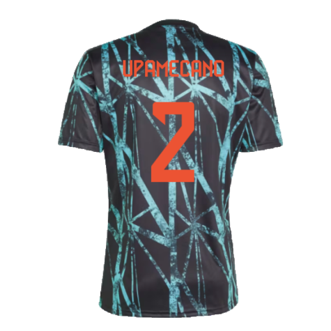 2024-2025 Bayern Munich Pre-Match Shirt (Black) (Upamecano 2)