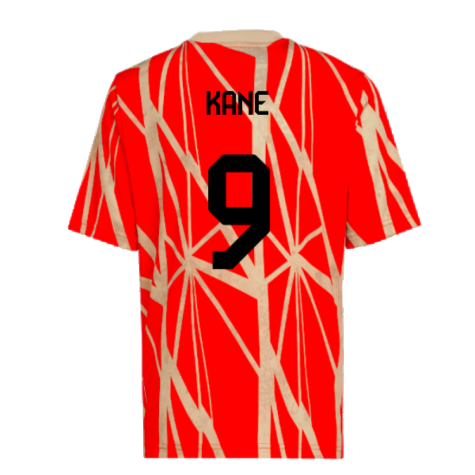 2024-2025 Bayern Munich Pre-Match Shirt (Red) (Kane 9)