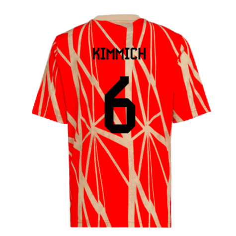 2024-2025 Bayern Munich Pre-Match Shirt (Red) - Kids (Kimmich 6)