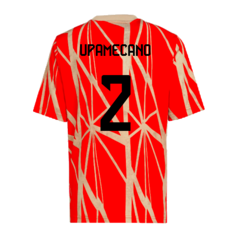 2024-2025 Bayern Munich Pre-Match Shirt (Red) (Upamecano 2)