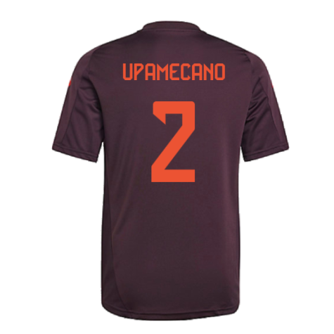 2024-2025 Bayern Munich Training Shirt (Shadow Maroon) - Kids (Upamecano 2)