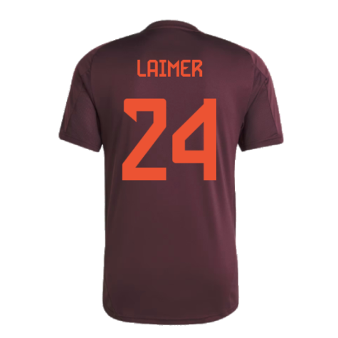 2024-2025 Bayern Munich Training Tee (Shadow Maroon) (Laimer 24)