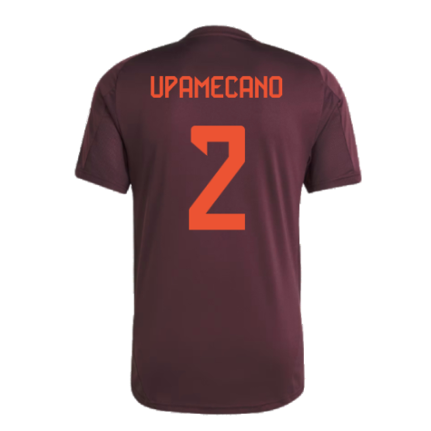 2024-2025 Bayern Munich Training Tee (Shadow Maroon) (Upamecano 2)