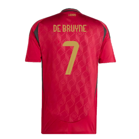 2024-2025 Belgium Home Fan Shirt (Kids) (De Bruyne 7)