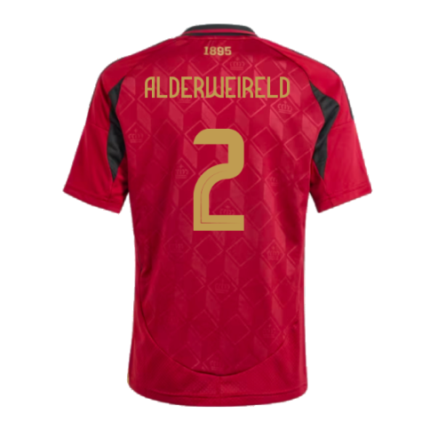 2024-2025 Belgium Home Shirt (Kids) (Alderweireld 2)