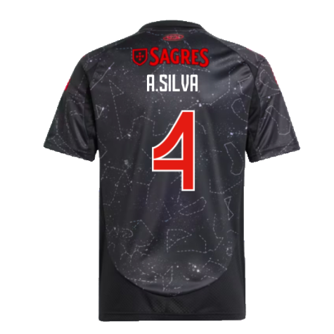 2024-2025 Benfica Away Shirt (Kids) (A.Silva 4)