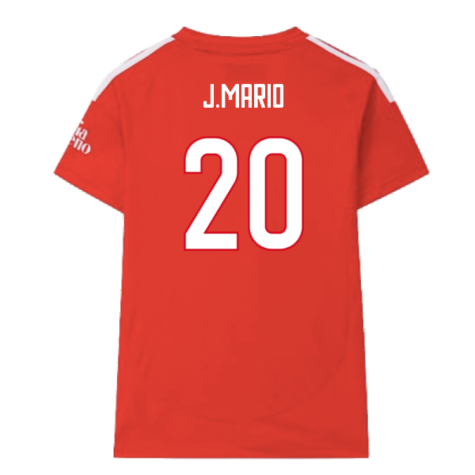 2024-2025 Benfica Home Shirt (Womens) (J.Mario 20)