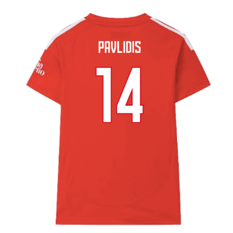 2024-2025 Benfica Home Shirt (Womens) (Pavlidis 14)