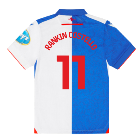 2024-2025 Blackburn Rovers Home Shirt - Kids (Rankin Costello 11)